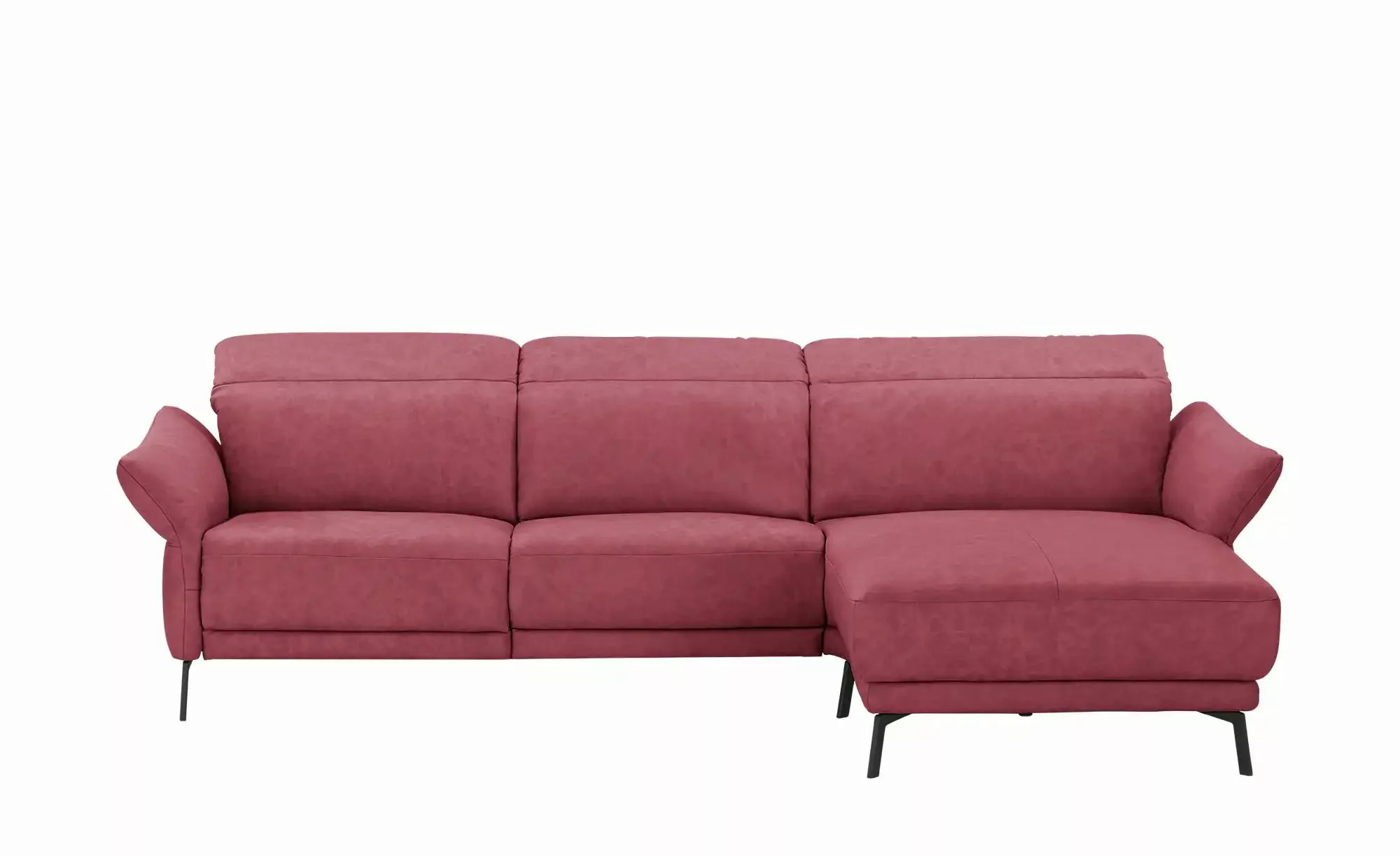 Wohnwert Ecksofa Leder Bellana ¦ rot ¦ Maße (cm): B: 285 H: 101 T: 161 Pols günstig online kaufen