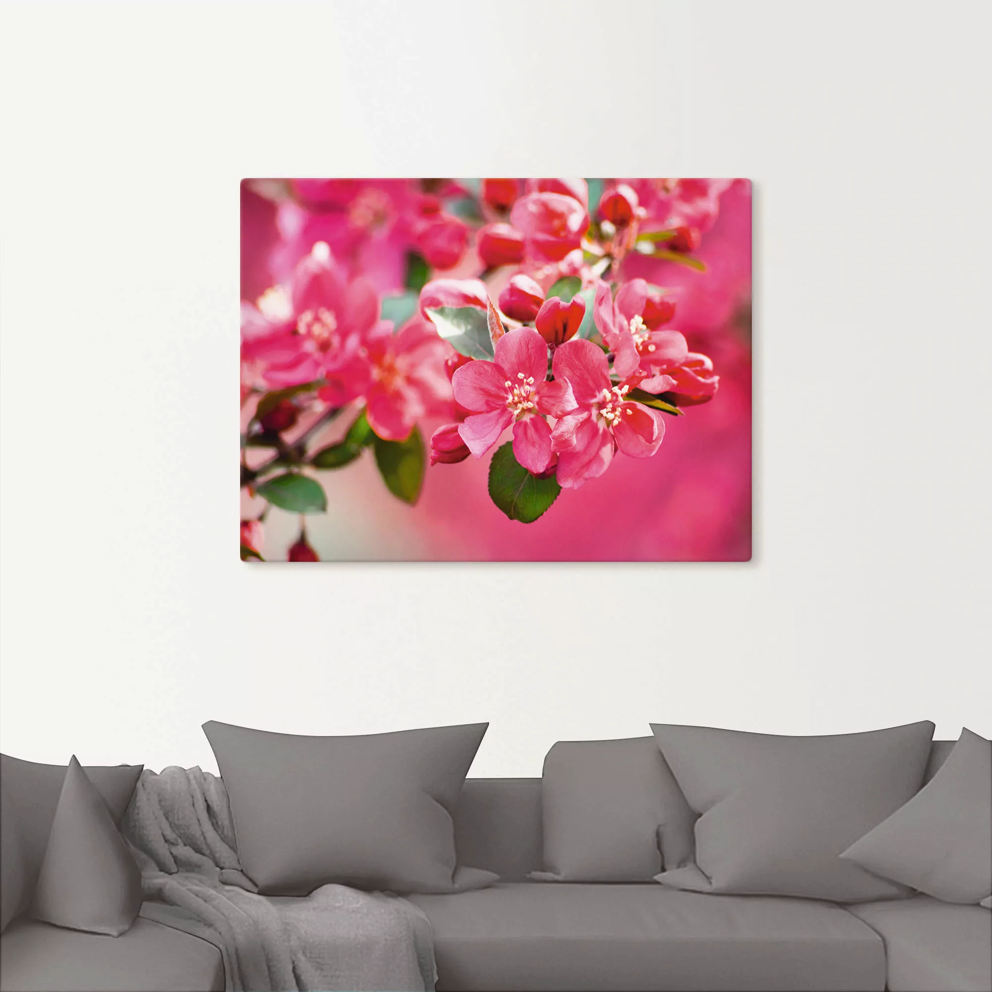 Artland Leinwandbild »Holzapfelblüte 1«, Blumen, (1 St.), auf Keilrahmen ge günstig online kaufen