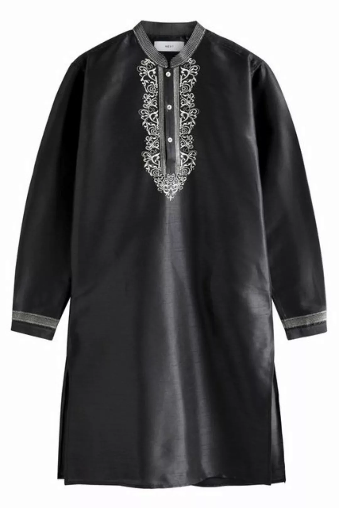 Next Langarmhemd Langes Kurta-Hemd (1-tlg) günstig online kaufen