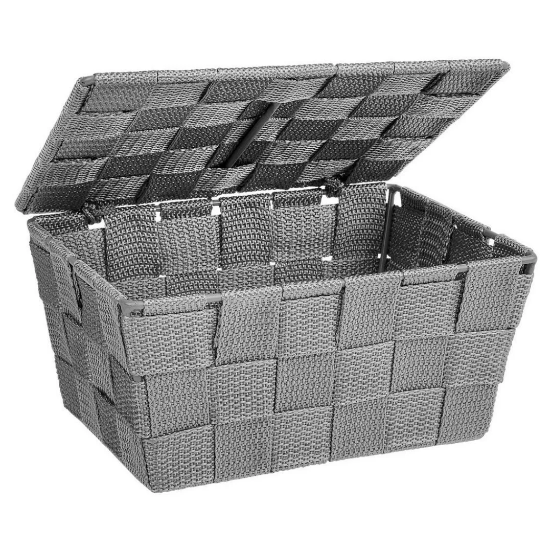 Badkorb grau Kunststoff B/H/L: ca. 19x10x14 cm günstig online kaufen