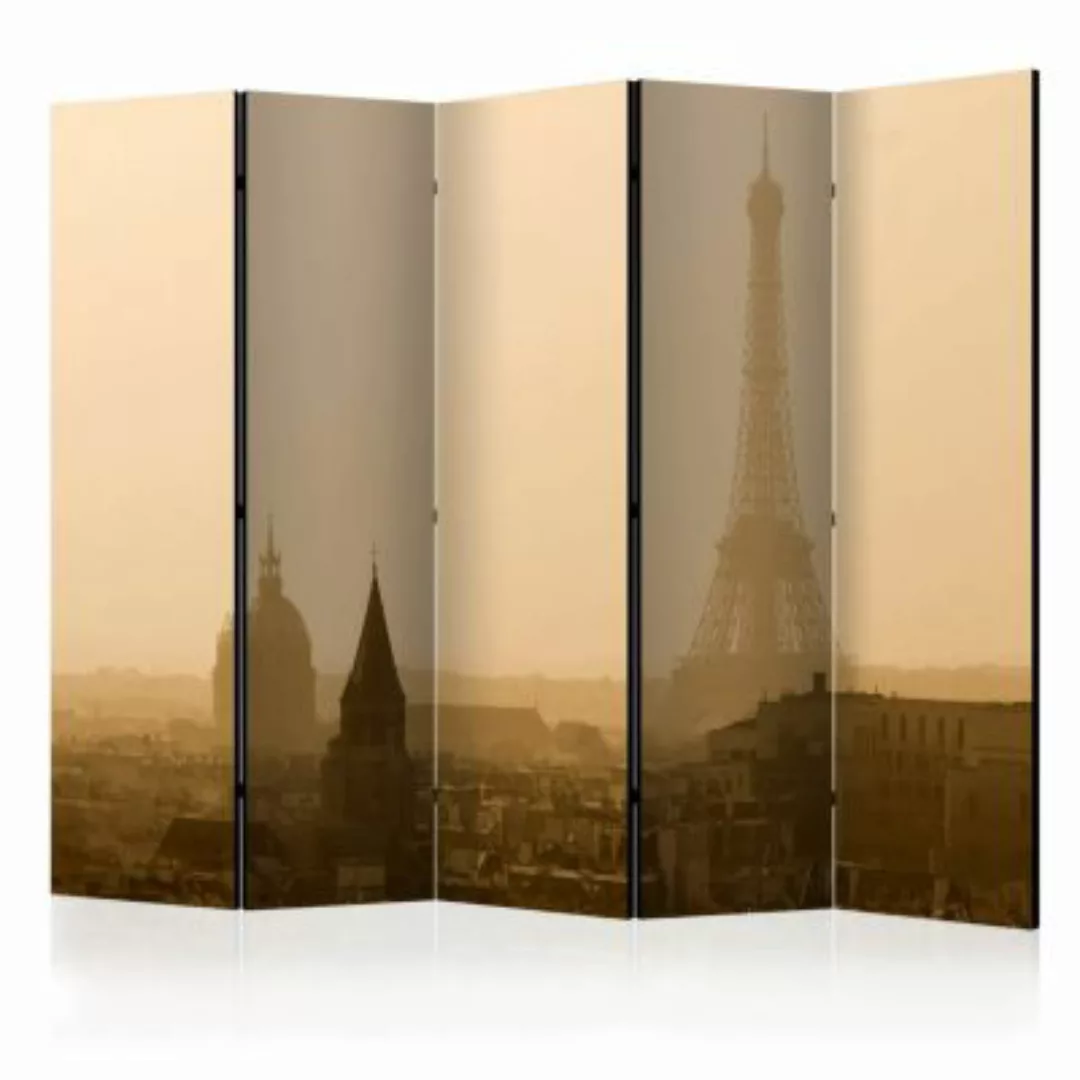 artgeist Paravent Paris at Dawn II [Room Dividers] braun Gr. 225 x 172 günstig online kaufen