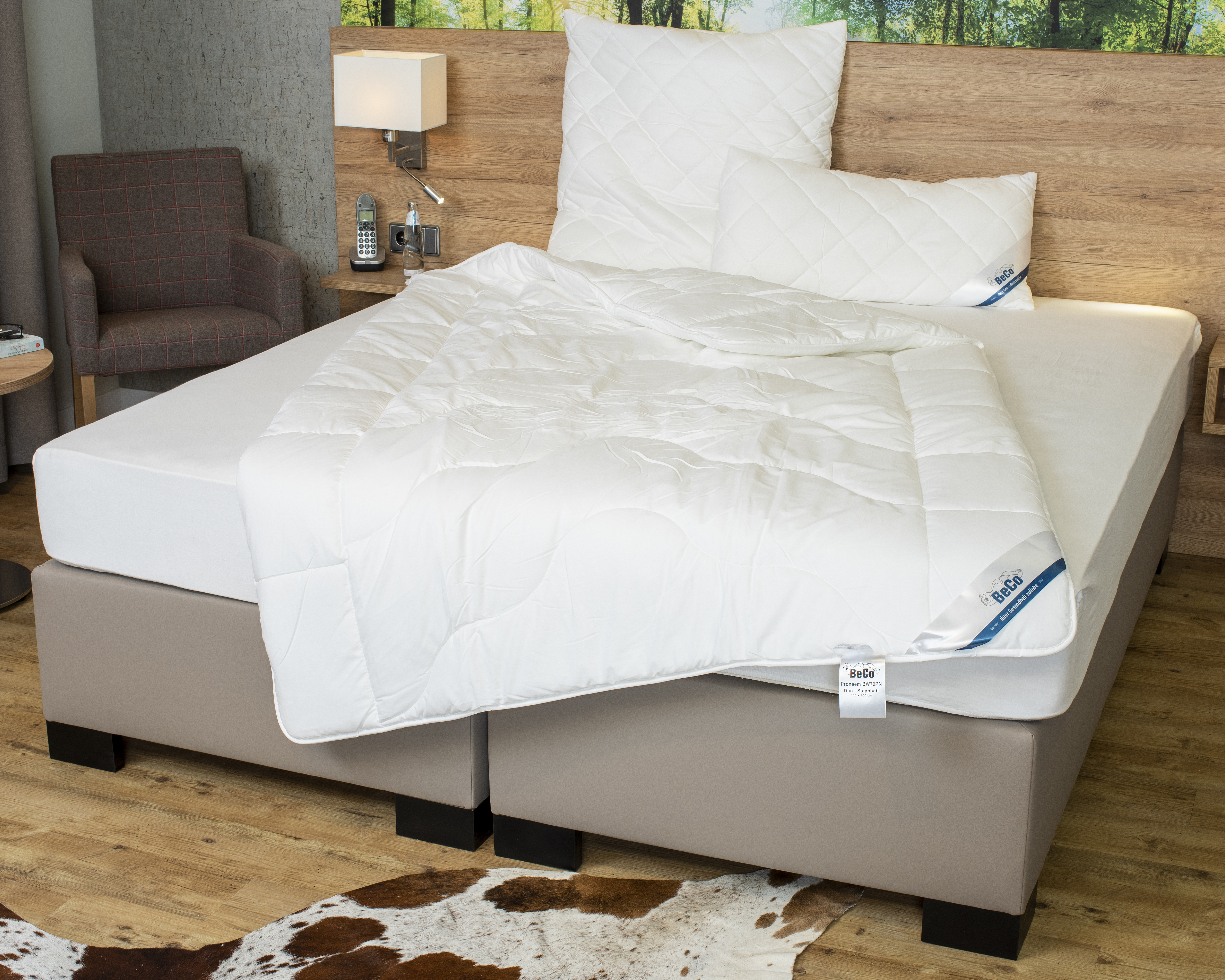 Beco Microfaserbettdecke »BeCo Medibett MF50 Made in Green«, warm, Füllung günstig online kaufen