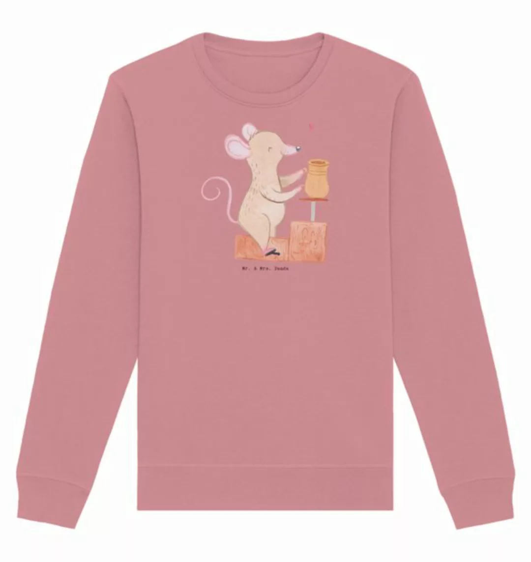 Mr. & Mrs. Panda Longpullover Größe XL Maus Töpfern - Canyon Pink - Geschen günstig online kaufen