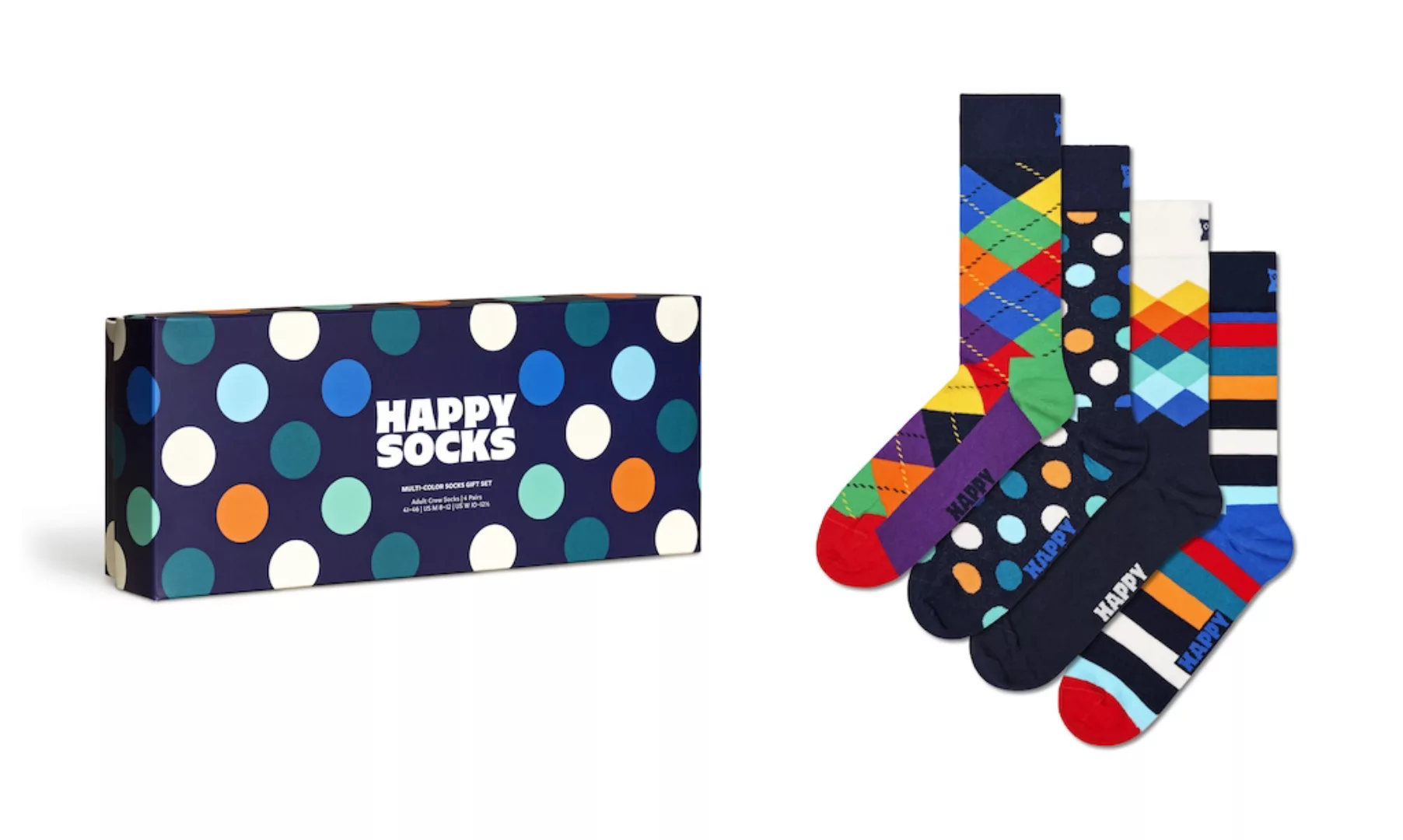 Happy Socks Socken "Multi-Color Socks Gift Set", (Packung, 4 Paar, Geschenk günstig online kaufen