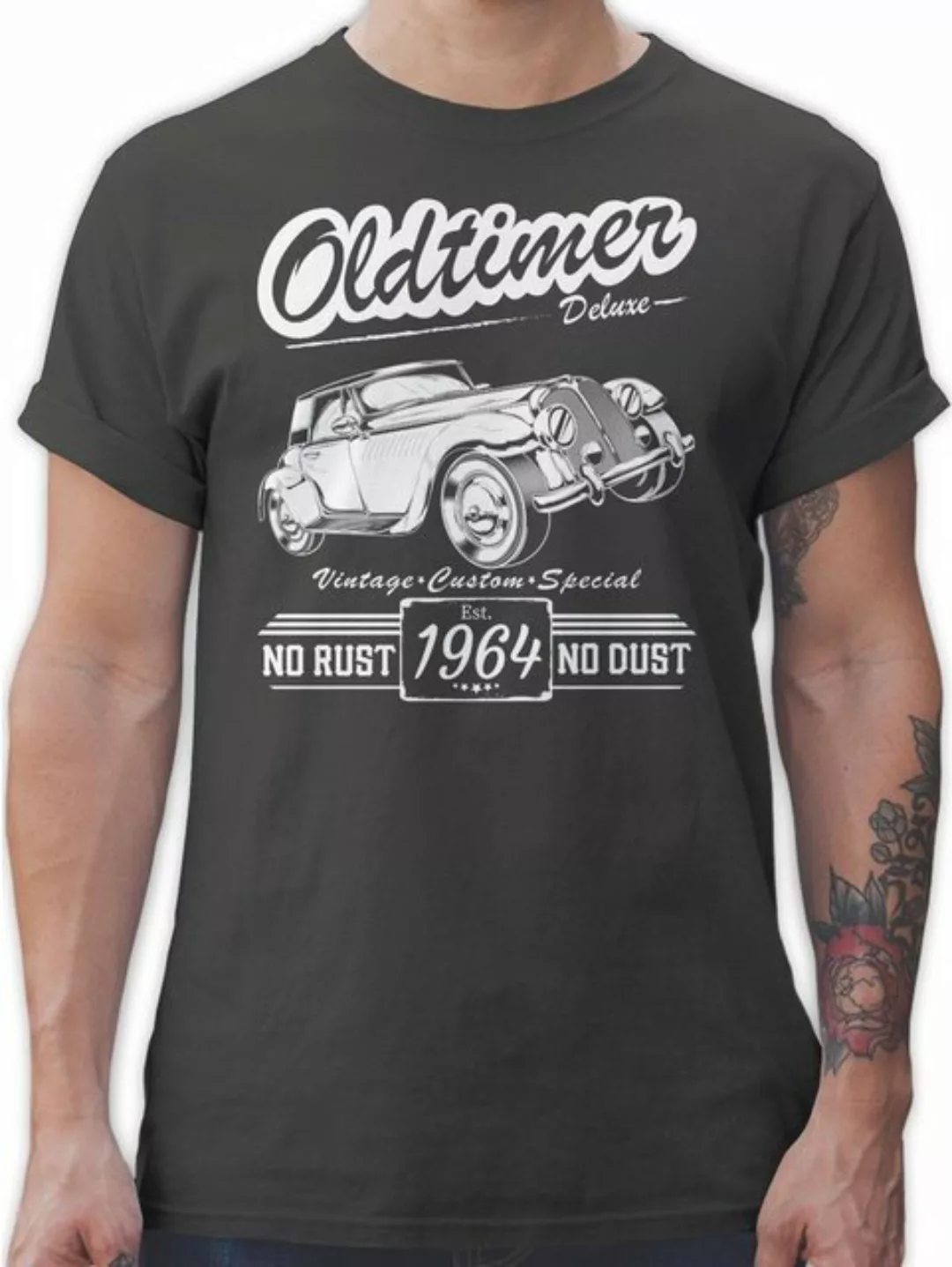 Shirtracer T-Shirt Sechzig Oldtimer Baujahr 1964 60. Geburtstag günstig online kaufen