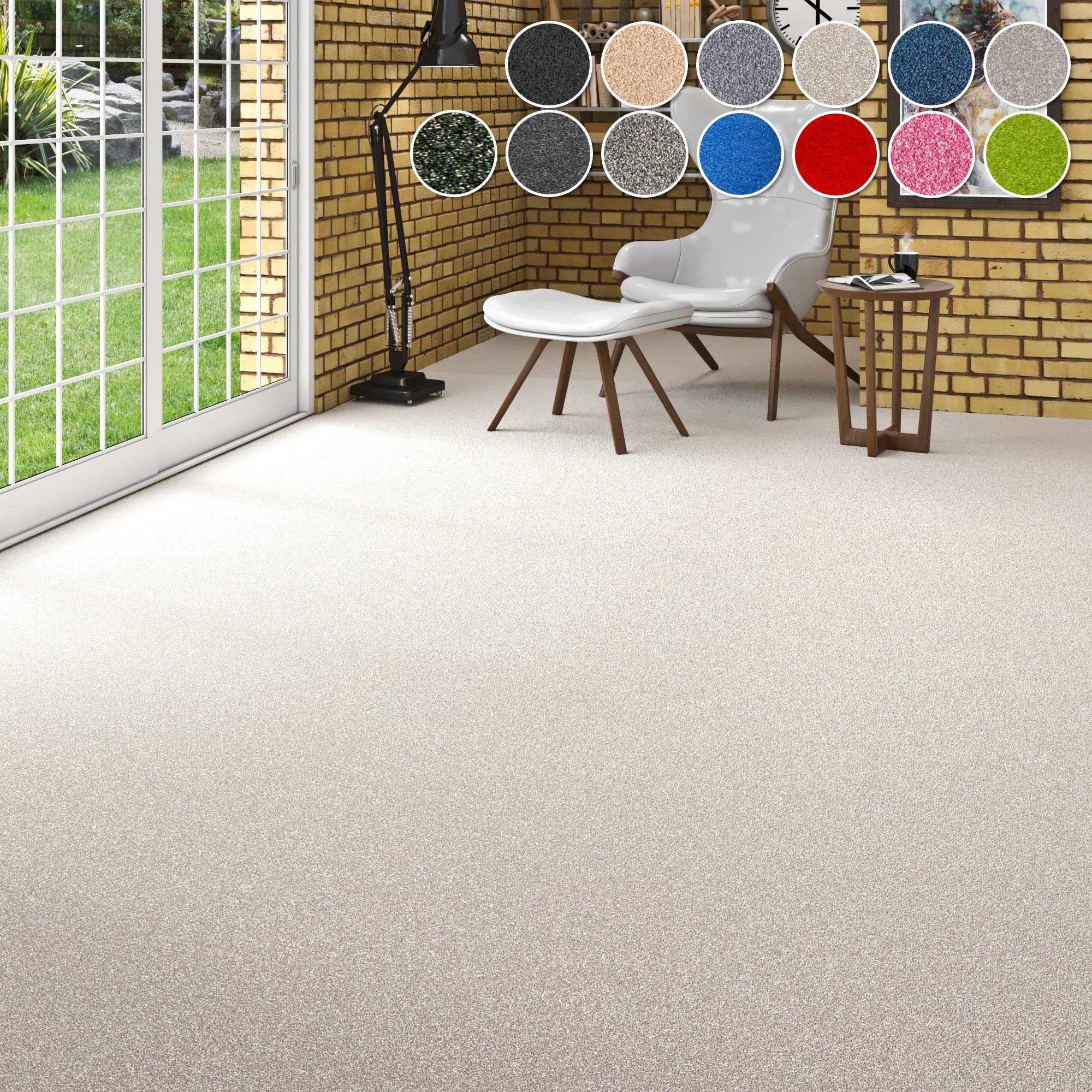 my home Teppichboden »Zephyra, Schlinge, Made in Netherlands«, rechteckig, günstig online kaufen