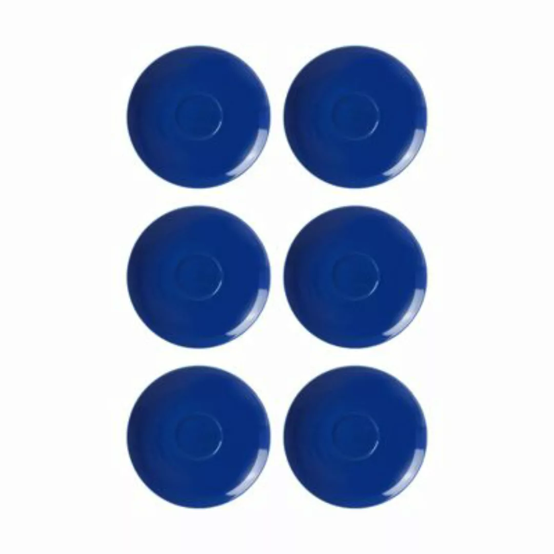 Ritzenhoff & Breker DOPPIO Kaffeeuntertasse 16 cm indigo blau 6er Set Unter günstig online kaufen