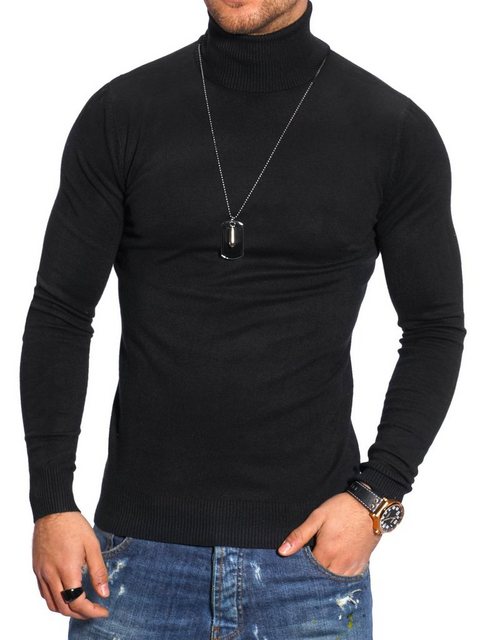 behype Rollkragenpullover TIM im Slim Fit-Schnitt günstig online kaufen