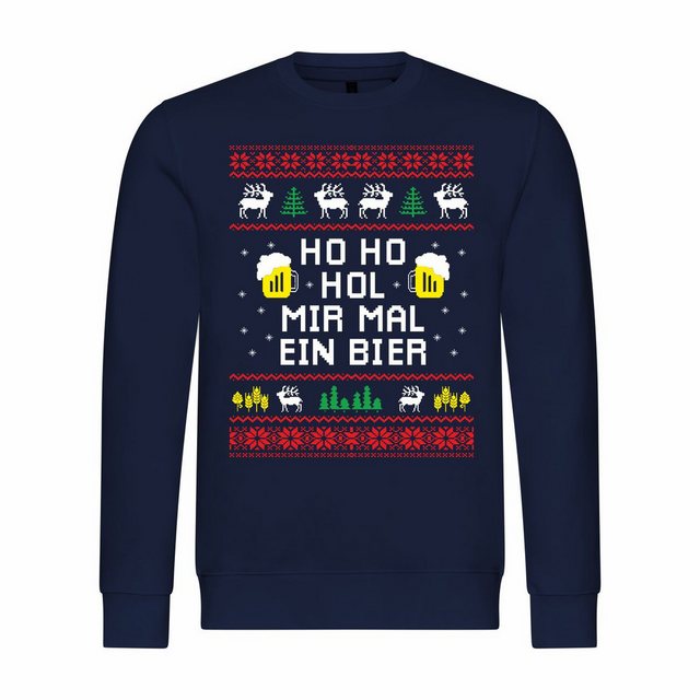 deinshirt Kapuzenpullover Herren Pullover HO HO Hol mir mal ein Bier Mit Pr günstig online kaufen