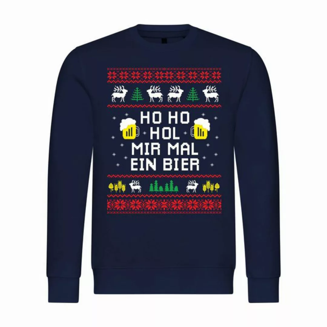 deinshirt Kapuzenpullover Herren Pullover HO HO Hol mir mal ein Bier Mit Pr günstig online kaufen