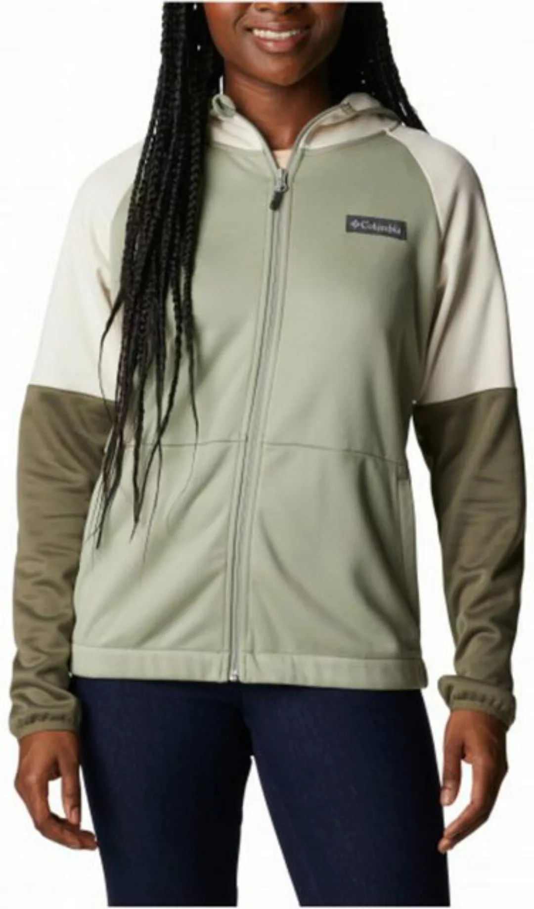 Columbia Longpullover Windgates FZ SAFARI, STONE GREEN günstig online kaufen