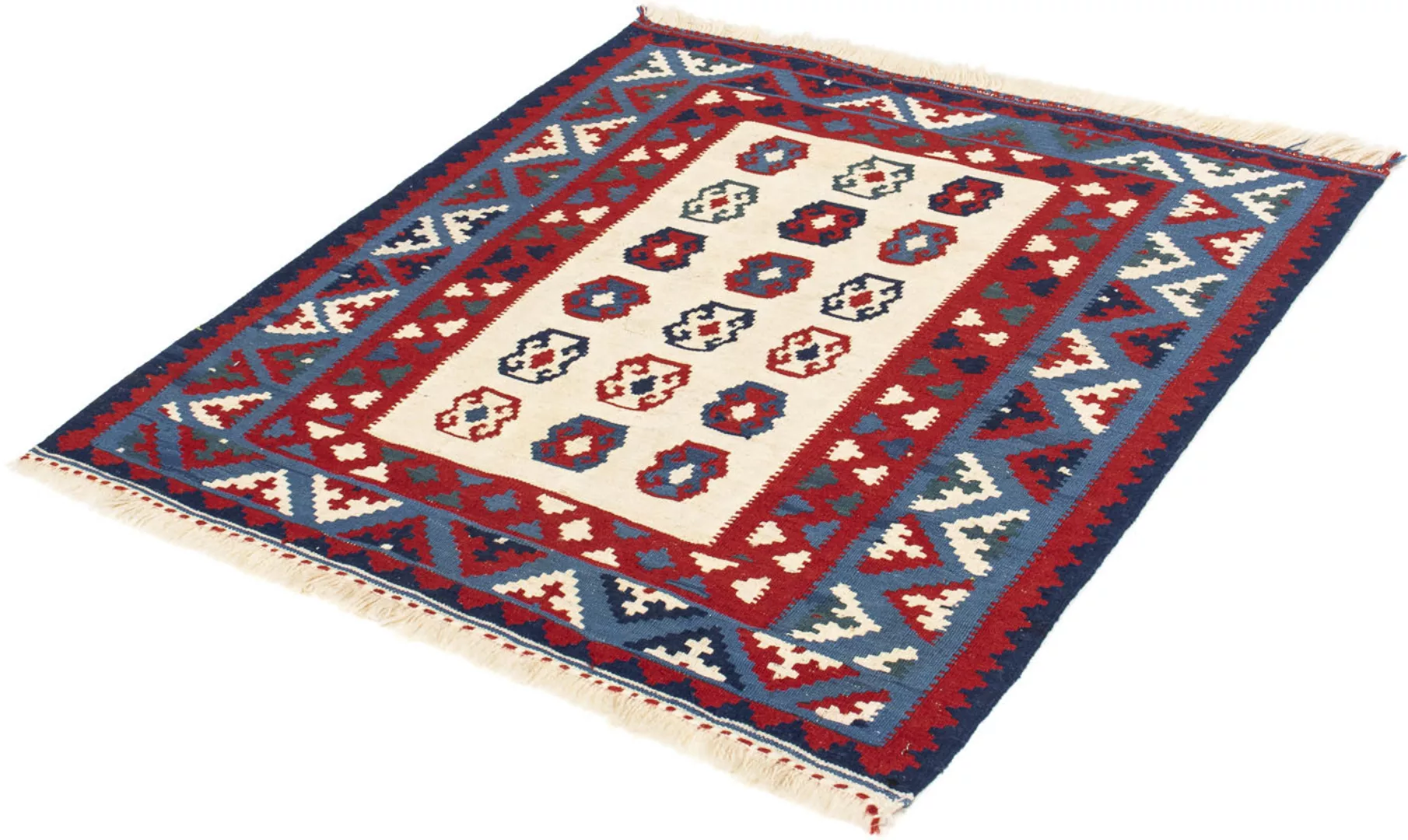 morgenland Wollteppich »Kelim - Oriental quadratisch - 100 x 100 cm - beige günstig online kaufen