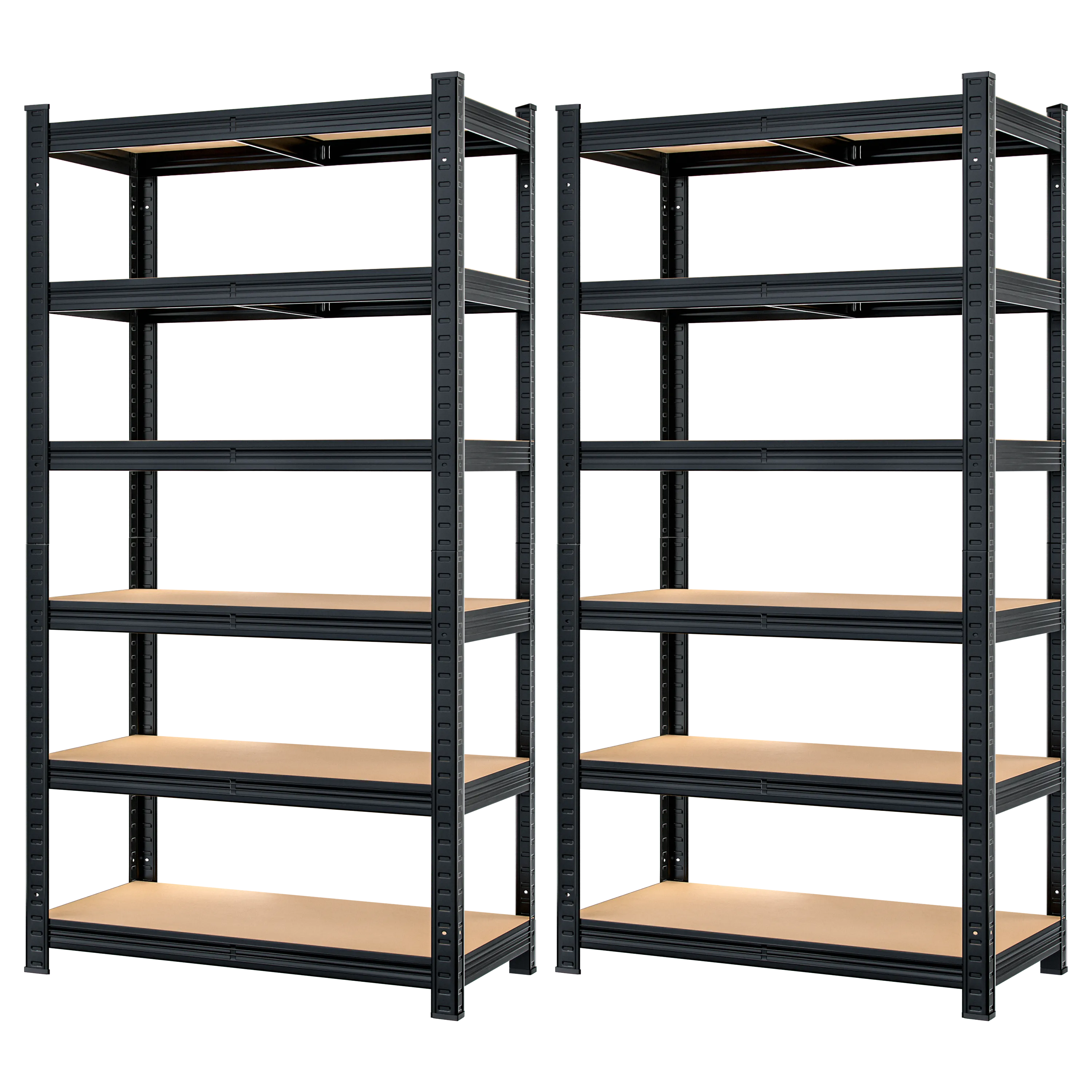 Schwerlastregal Premium 2er-Set Schwarz 180x90x40cm 875kg günstig online kaufen