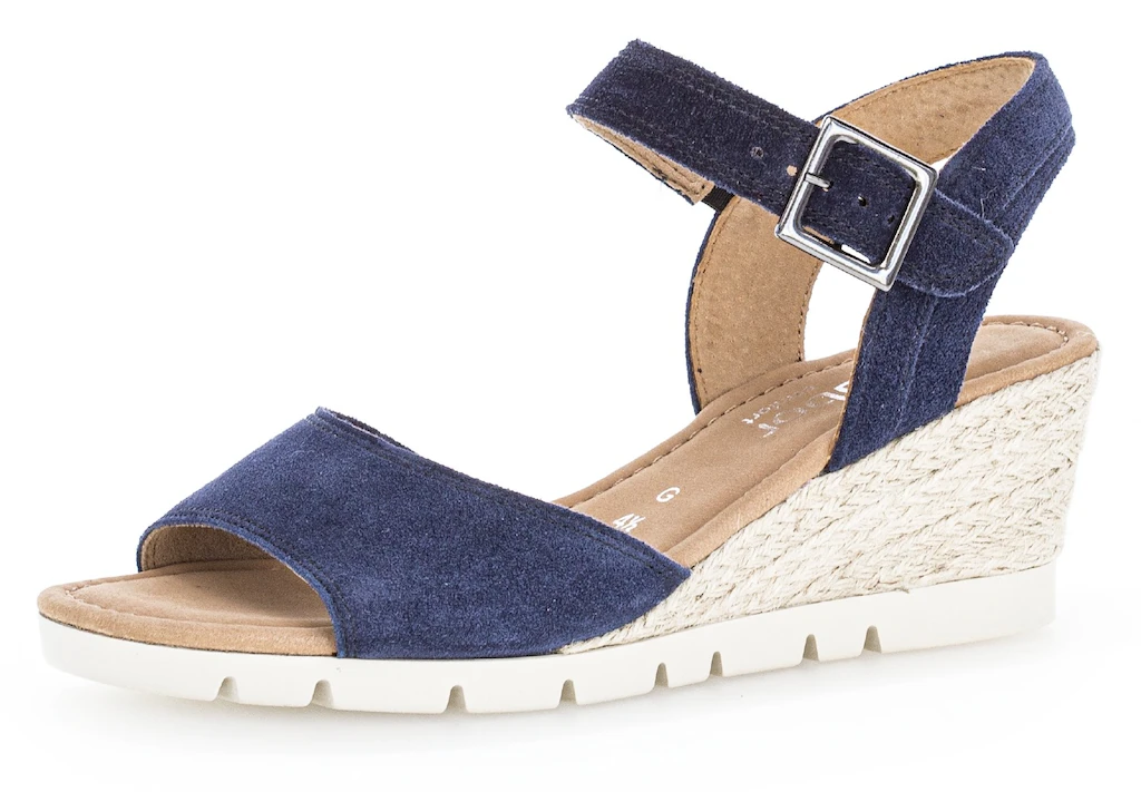 Gabor Keilsandalette "TUNIS", Sommerschuh, Riemchensandale in Schuhweite G günstig online kaufen