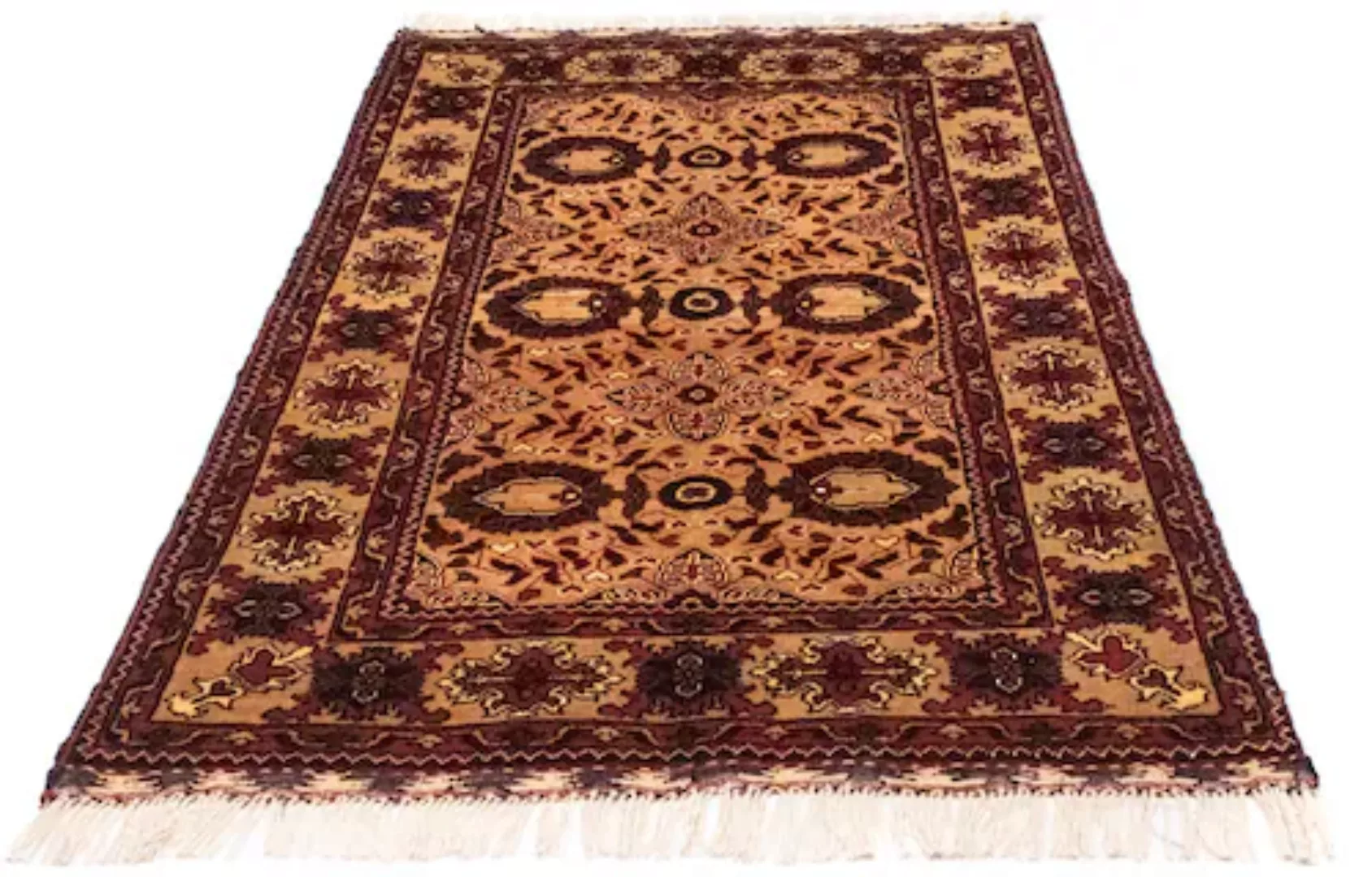 morgenland Wollteppich »Khal Mohammadi Teppich handgeknüpft blau«, rechteck günstig online kaufen