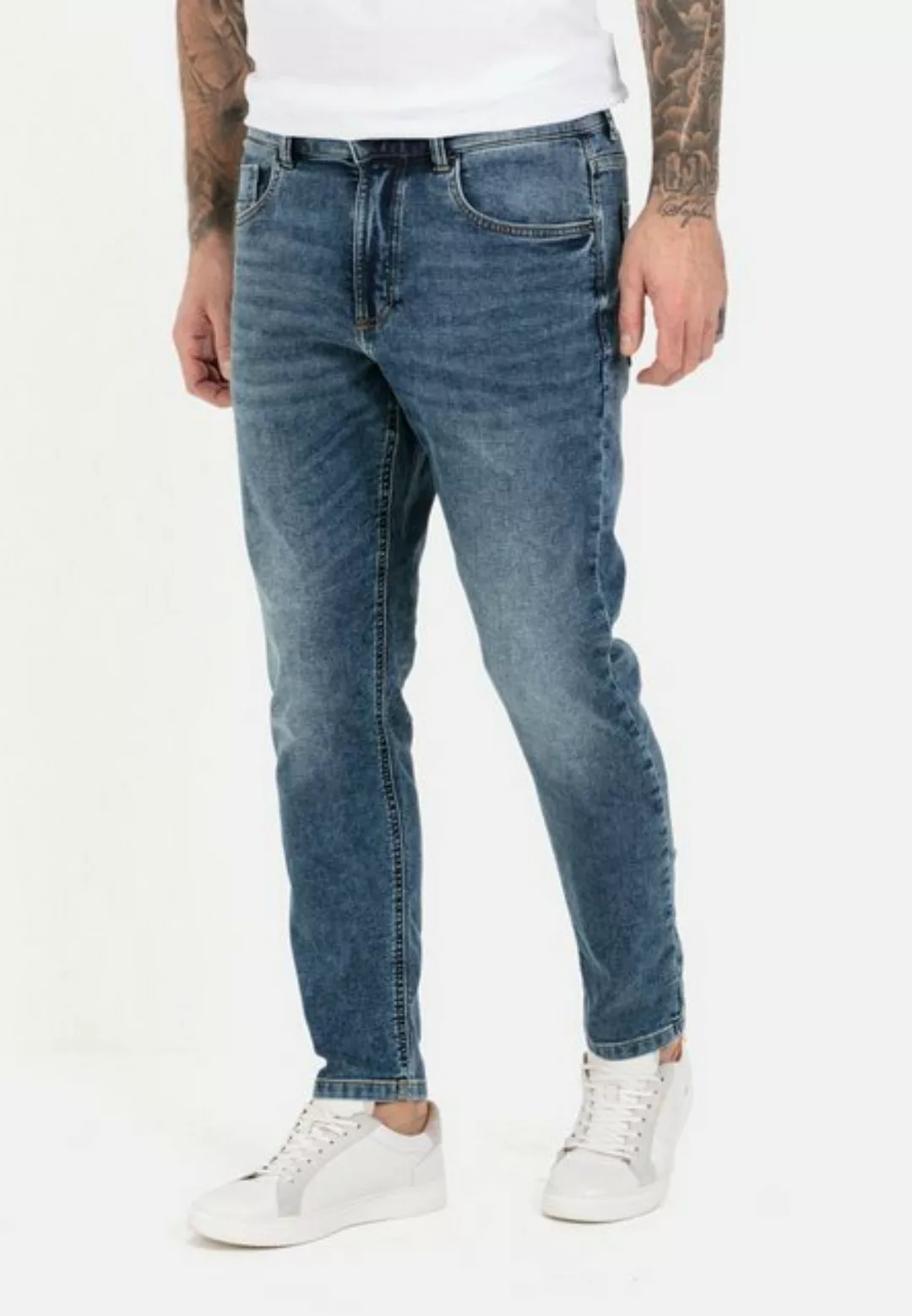 camel active 5-Pocket-Jeans fleXXXactive® Sweat Jeans Tapered Fit günstig online kaufen