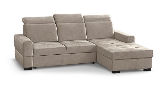 Beautysofa Ecksofa ALEX MINI, mit Schlaffunktion, mit Bettkaste, mit verste günstig online kaufen