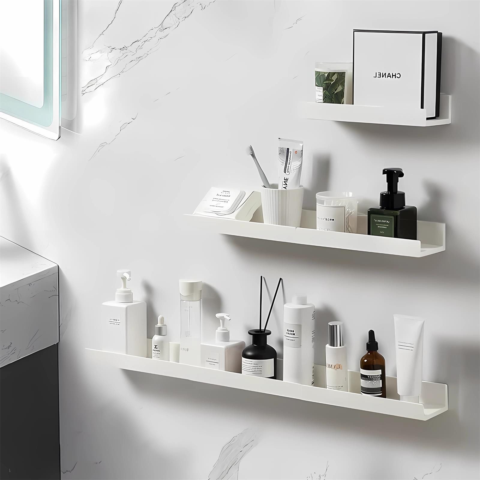 YMQHBS Wandregal 3er-Set Wandregale für Badezimmer, günstig online kaufen
