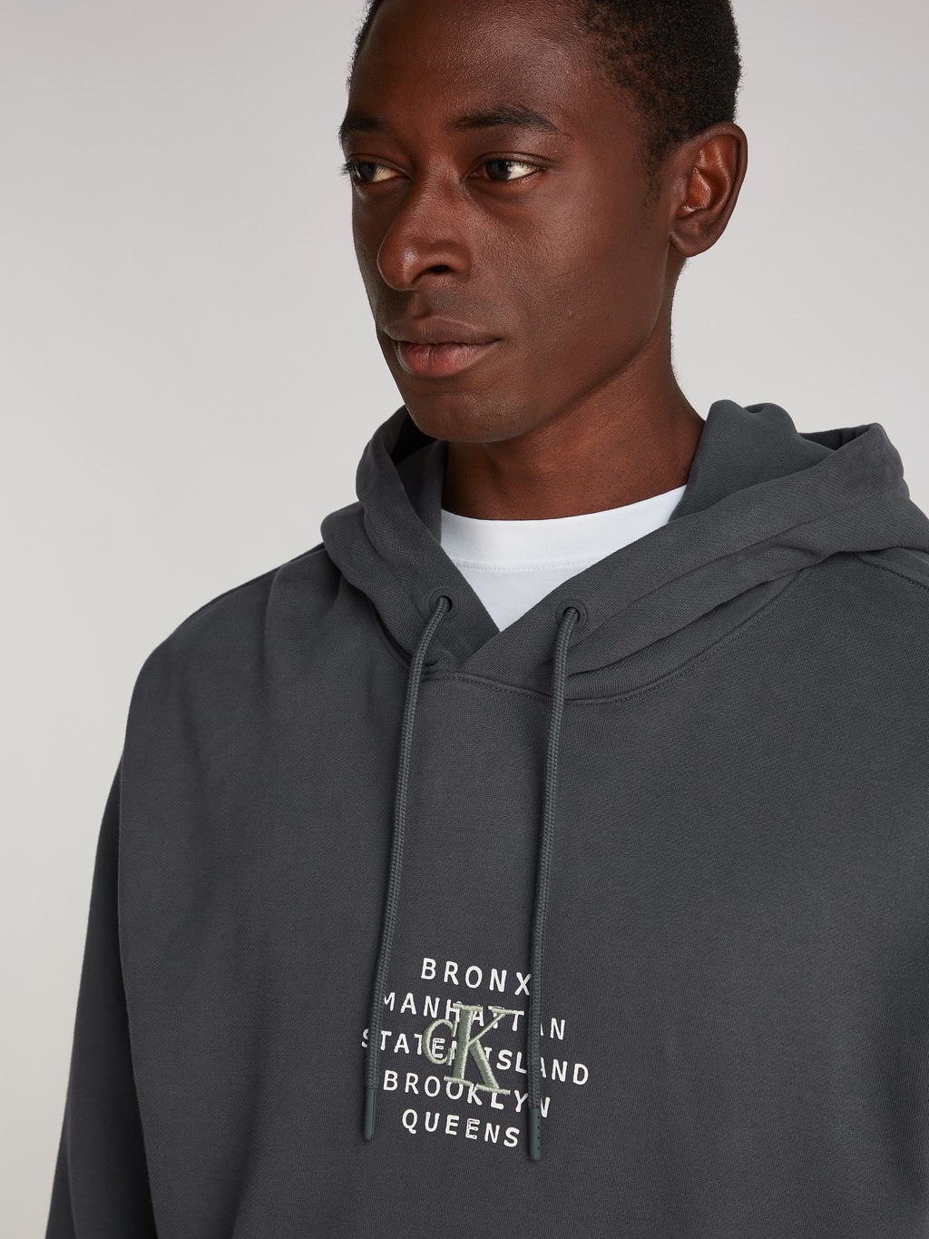 Calvin Klein Jeans Sweatshirt NYC STAMP GRAPHIC HOODIE mit Logostickerei günstig online kaufen