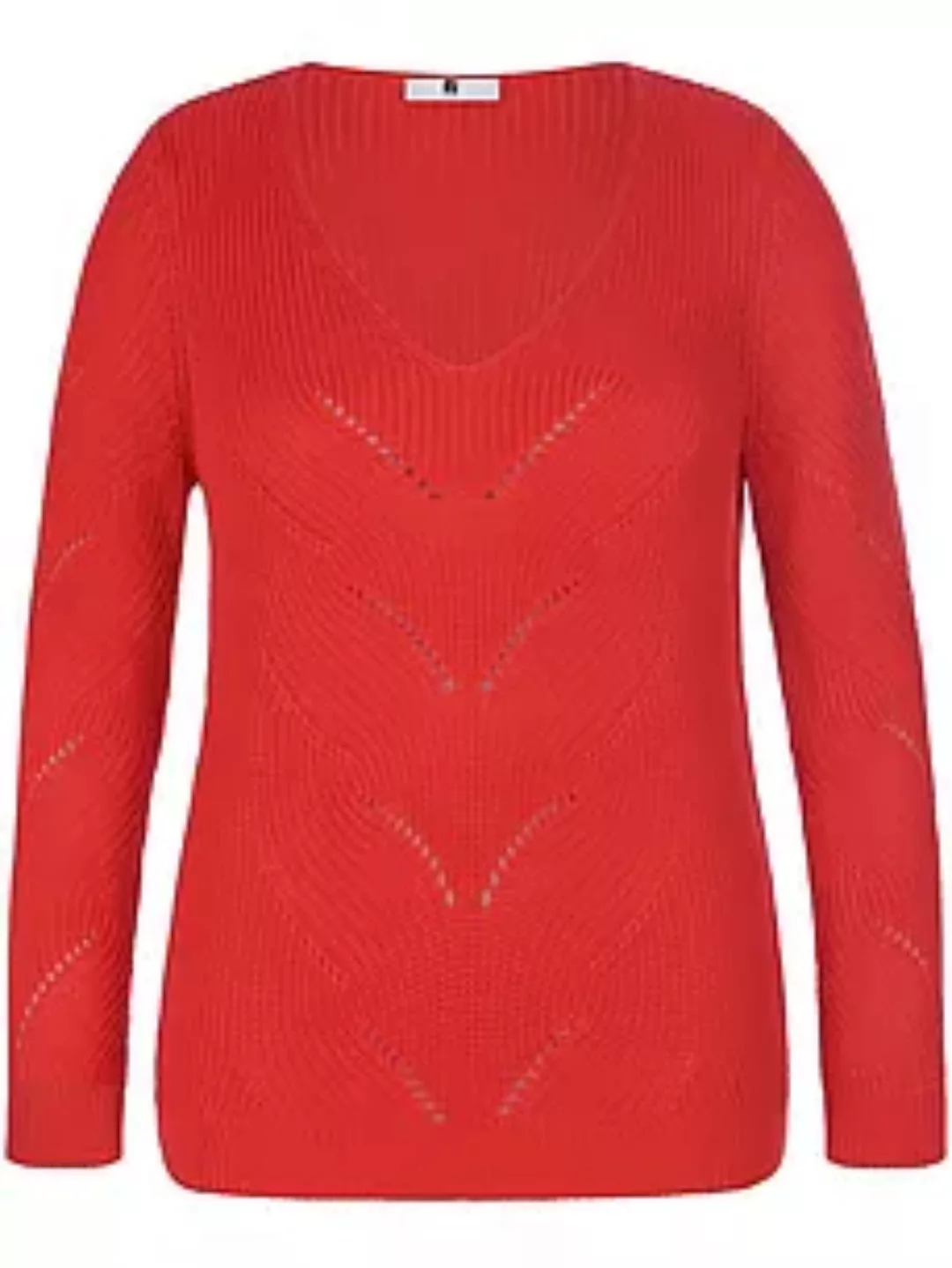 V-Pullover Anna Aura rot günstig online kaufen