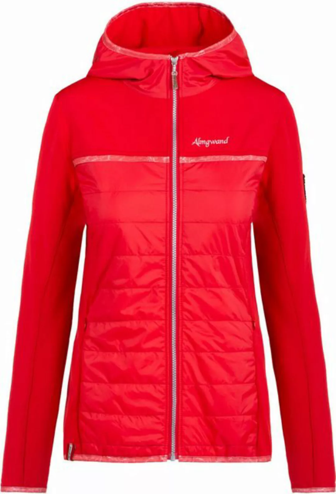 Almgwand Sweatjacke MAYERHOFBERG 06-01 ROT-WEIß günstig online kaufen