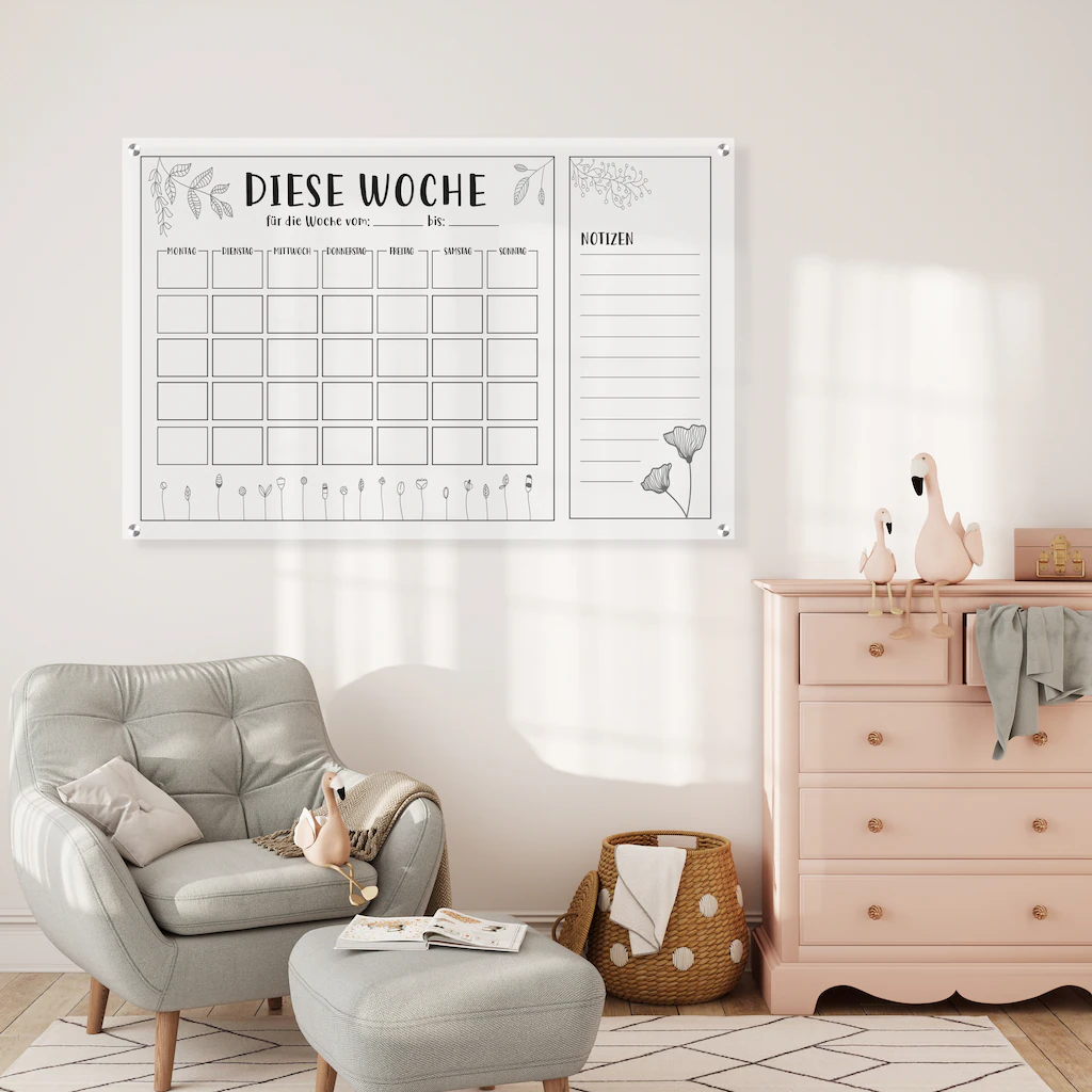 queence Wanddekoobjekt "Flower", (1 St.), inkl. Wandhalterung günstig online kaufen