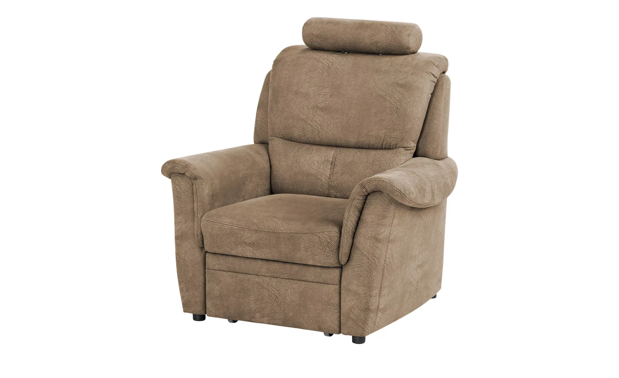 meinSofa Sessel mit Hocker als Auszug Chris ¦ braun ¦ Maße (cm): B: 102 H: günstig online kaufen