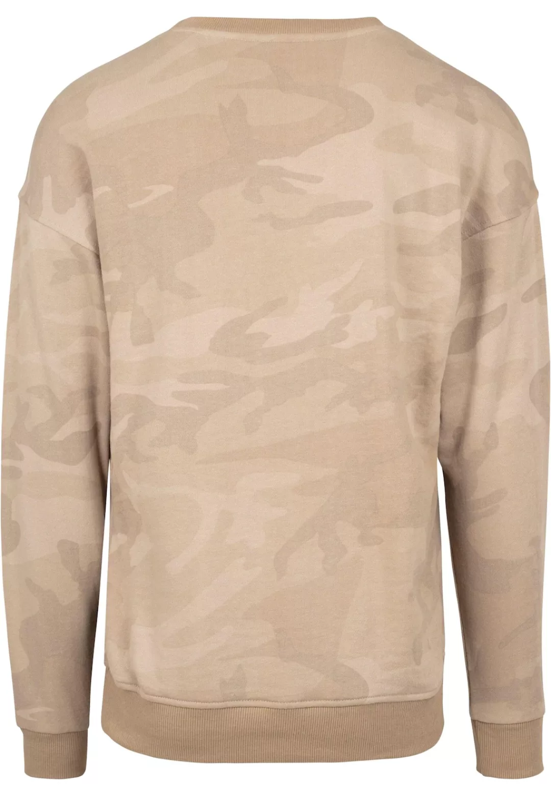 URBAN CLASSICS Rundhalspullover "Urban Classics Herren Camo Crewneck" günstig online kaufen