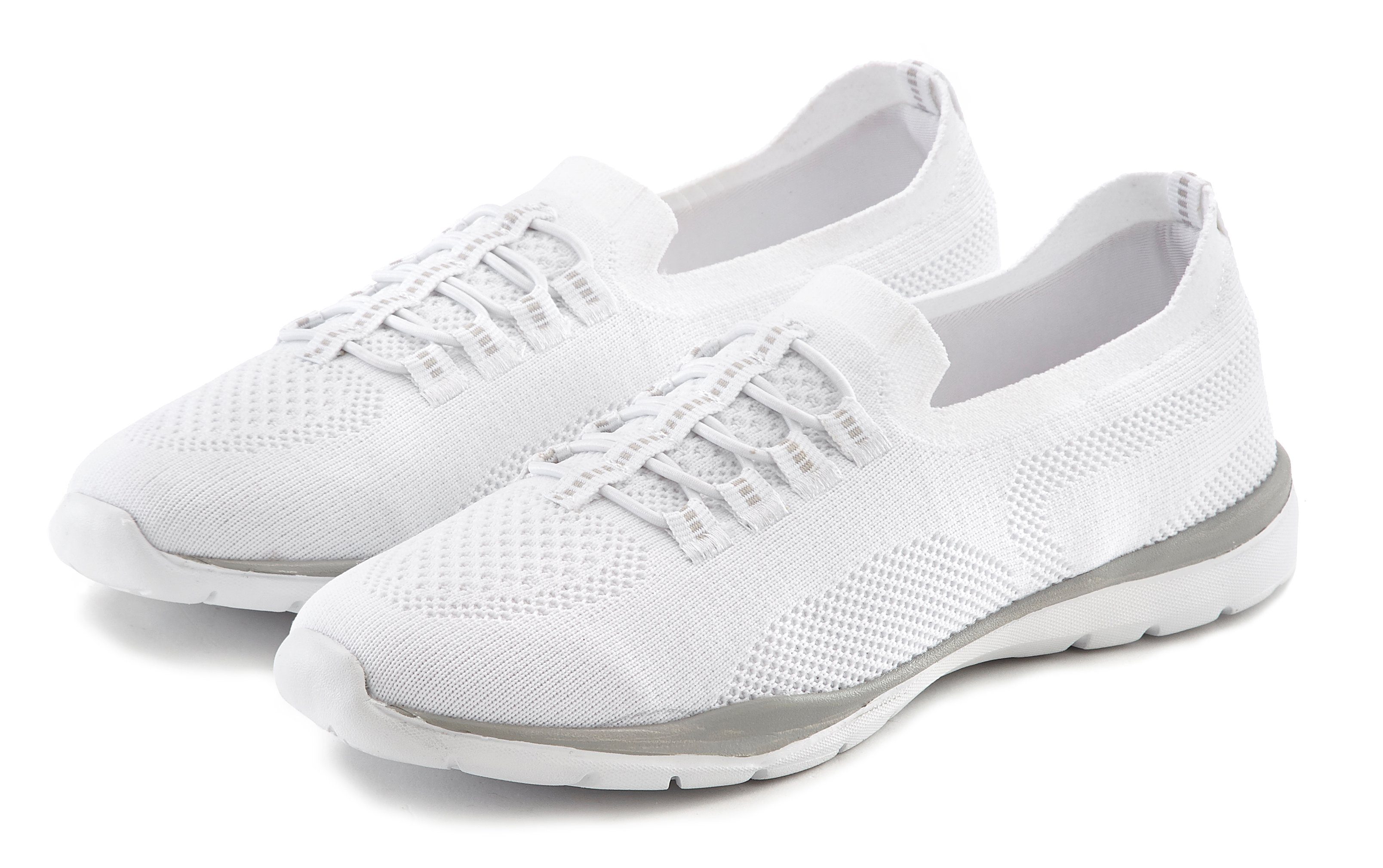 LASCANA Slipper, Halbschuh, leichtes Meshmaterial Sneaker günstig online kaufen