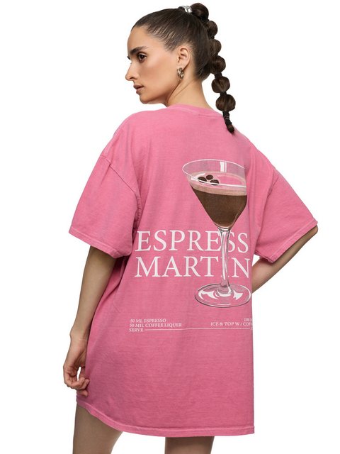 Worldclassca Print-Shirt Worldclassca Oversized Print ESPRESSO MARTINI T-Sh günstig online kaufen