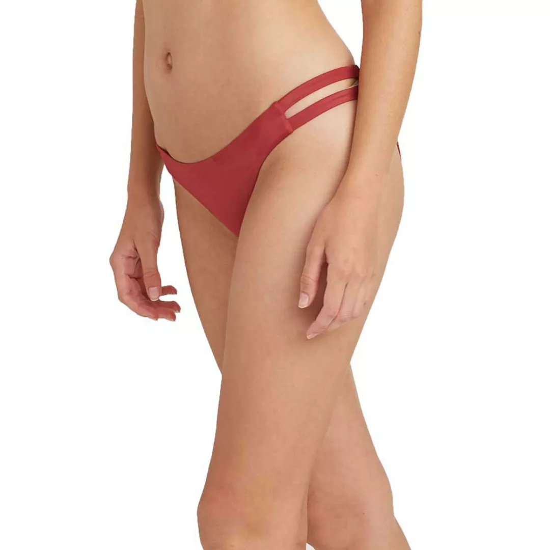 Rvca Solid Full Tab Side Bikinihose M Bordeaux günstig online kaufen