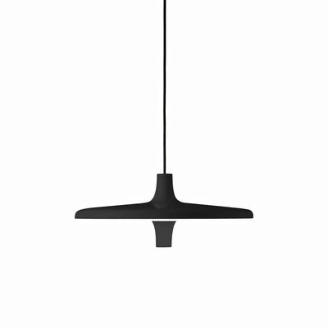 Pendelleuchte Avro LED metall schwarz / Integrierte Steckdose unter dem Dif günstig online kaufen