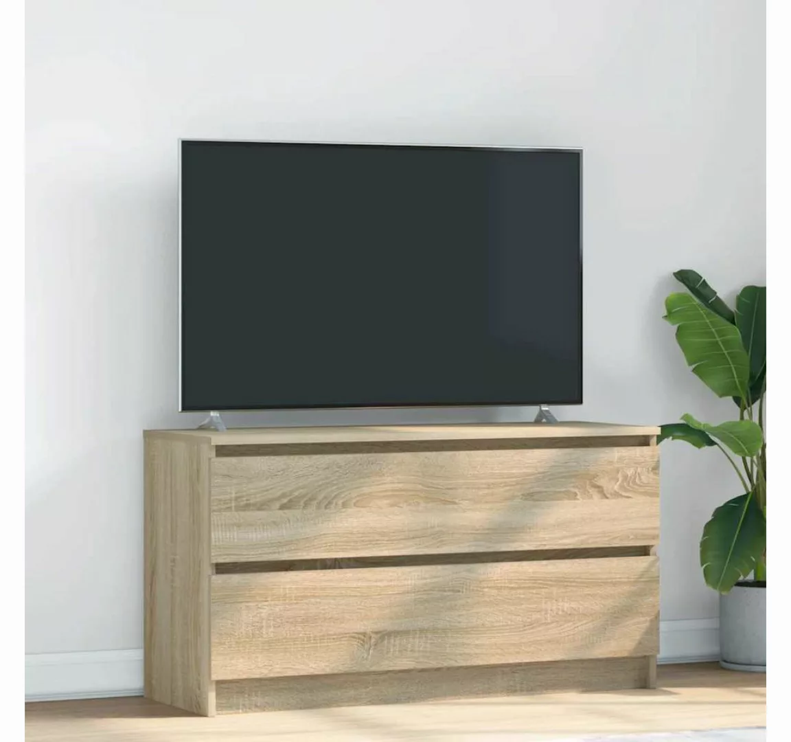 vidaXL Schrankmodule TV-Schrank Artisan-Eiche 100x35x54 cm Holzwerkstoff günstig online kaufen