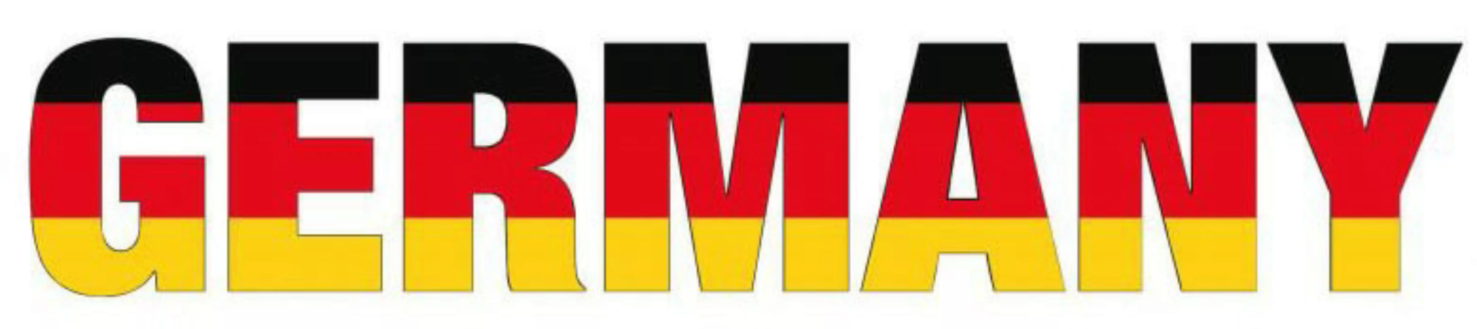 Wall-Art Wandtattoo "Fußball Germany Schriftzug", (1 St.), selbstklebend, e günstig online kaufen