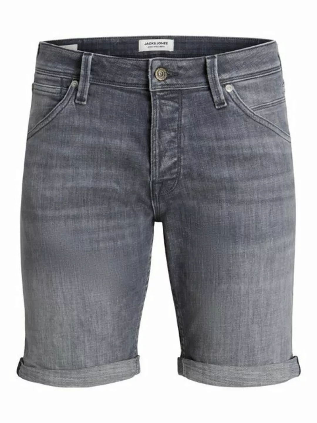Jack & Jones Jeansshorts Knielange Jeans Shorts Übergröße JJIRICK JJFOX 600 günstig online kaufen