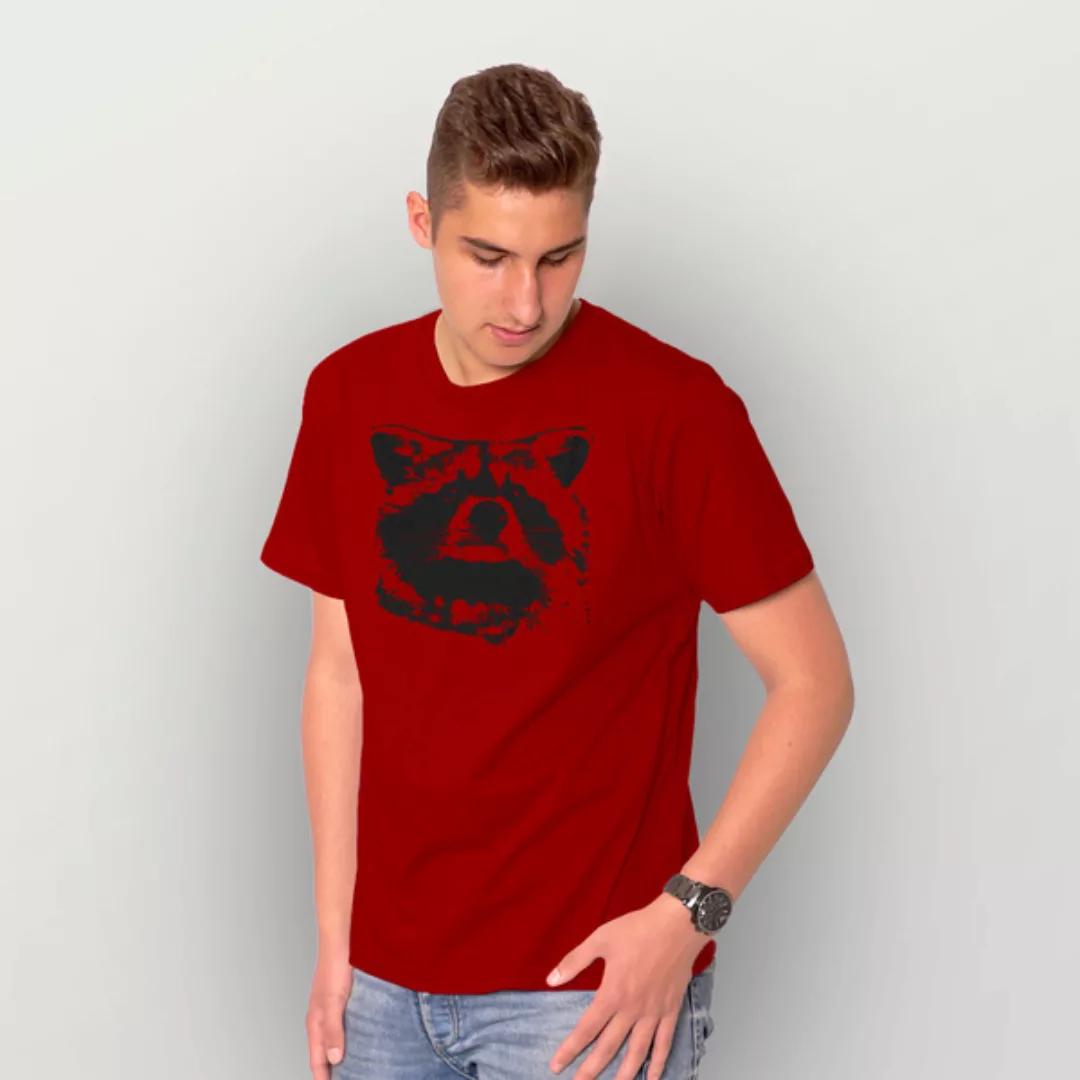 "Waschbär" Männer T-shirt Reine Biobaumwolle (Kba) günstig online kaufen