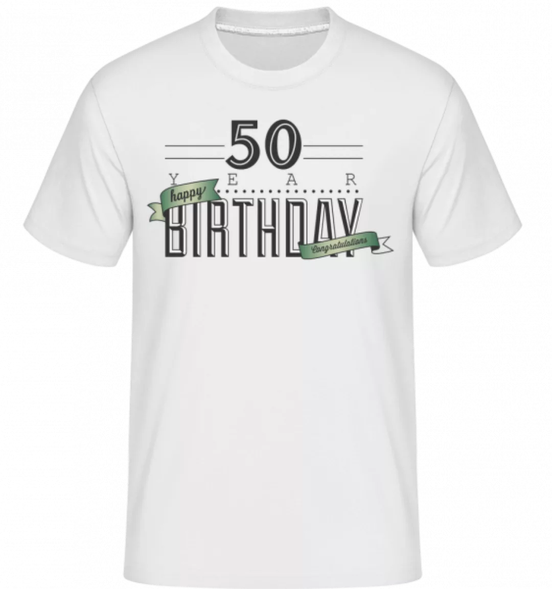 50 Birthday Sign · Shirtinator Männer T-Shirt günstig online kaufen