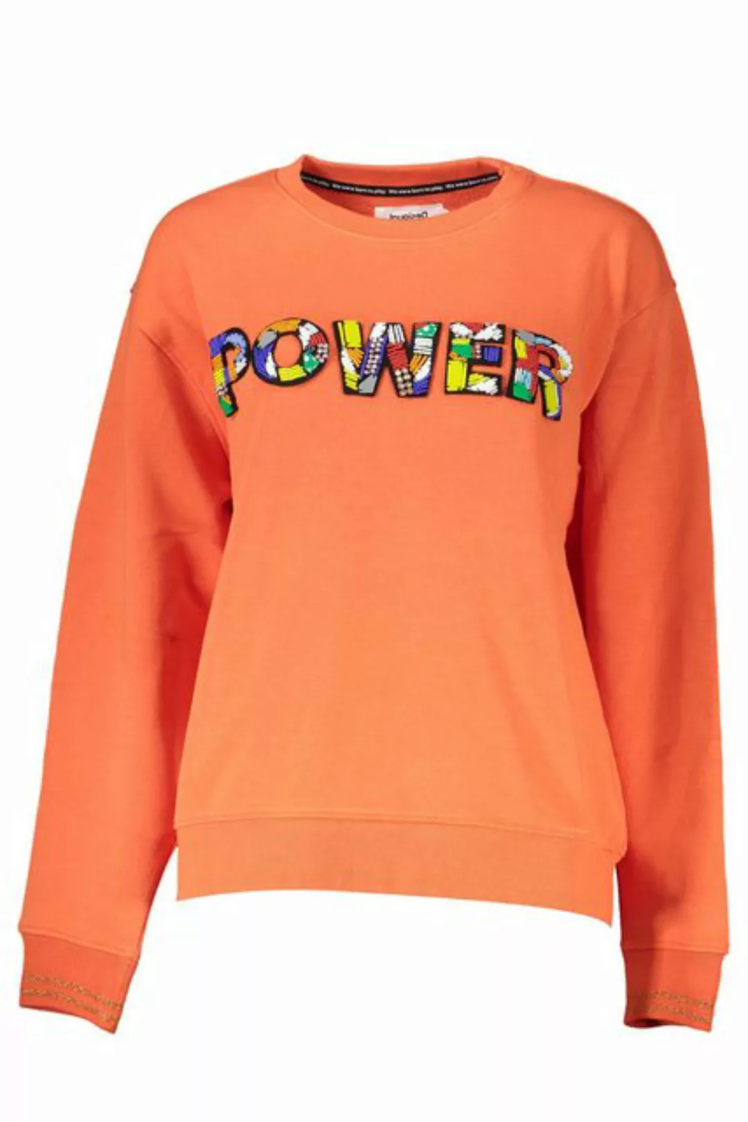 Desigual Sweatshirt Stylisches Damen-Sweatshirt in Orange – Langarm günstig online kaufen