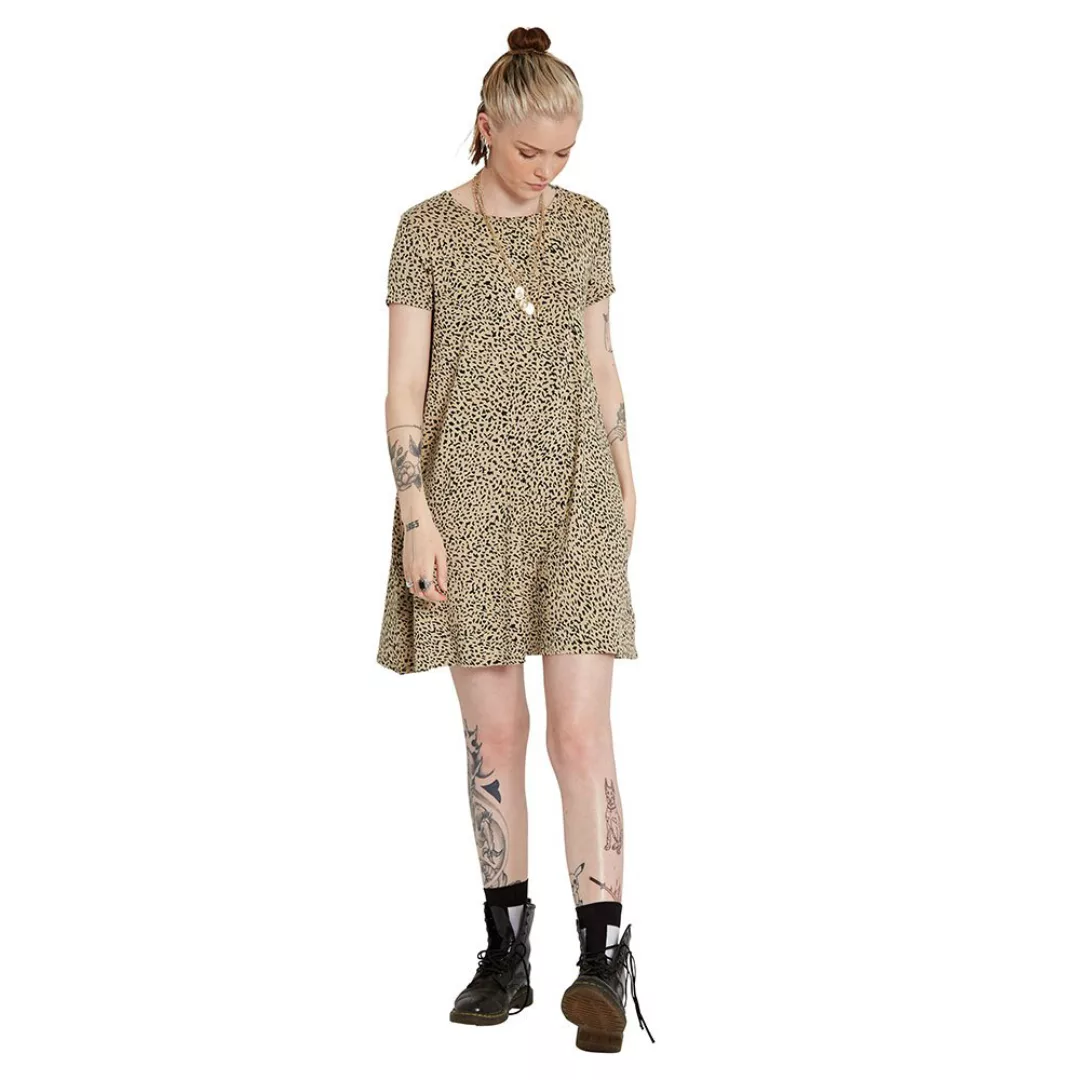 Volcom High Wired Kurzes Kleid XS Animal Print günstig online kaufen
