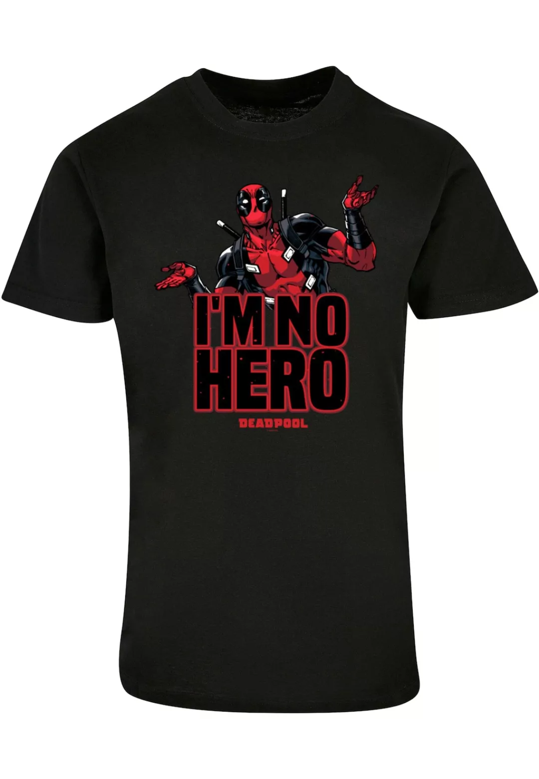 ABSOLUTE CULT T-Shirt "ABSOLUTE CULT Herren Deadpool - I Am No Hero T-Shirt günstig online kaufen