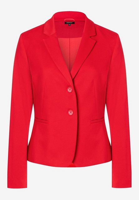 Blazer mit feiner Struktur, rot, Frühjahrs-Kollektion günstig online kaufen