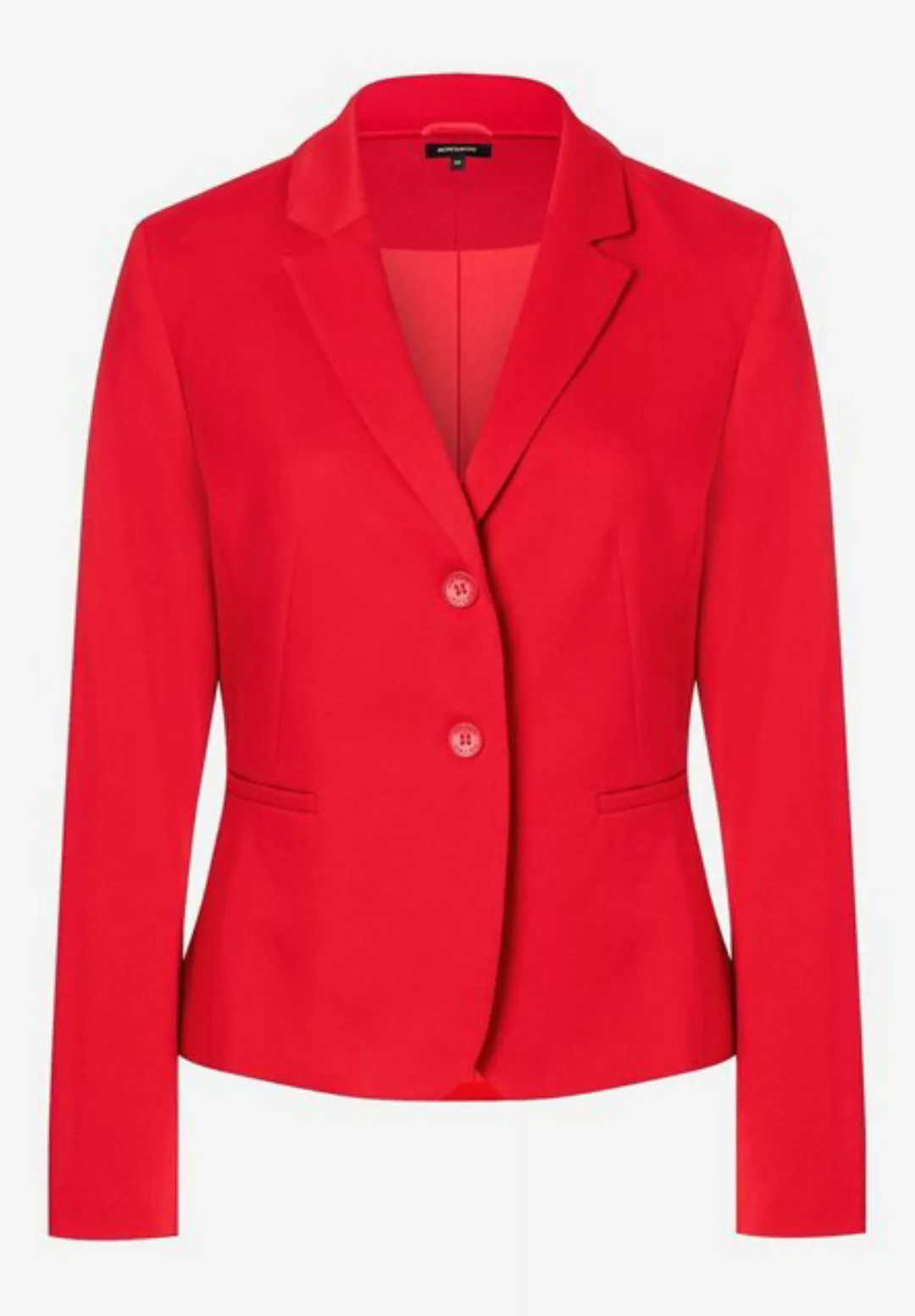 Blazer mit feiner Struktur, rot, Frühjahrs-Kollektion günstig online kaufen