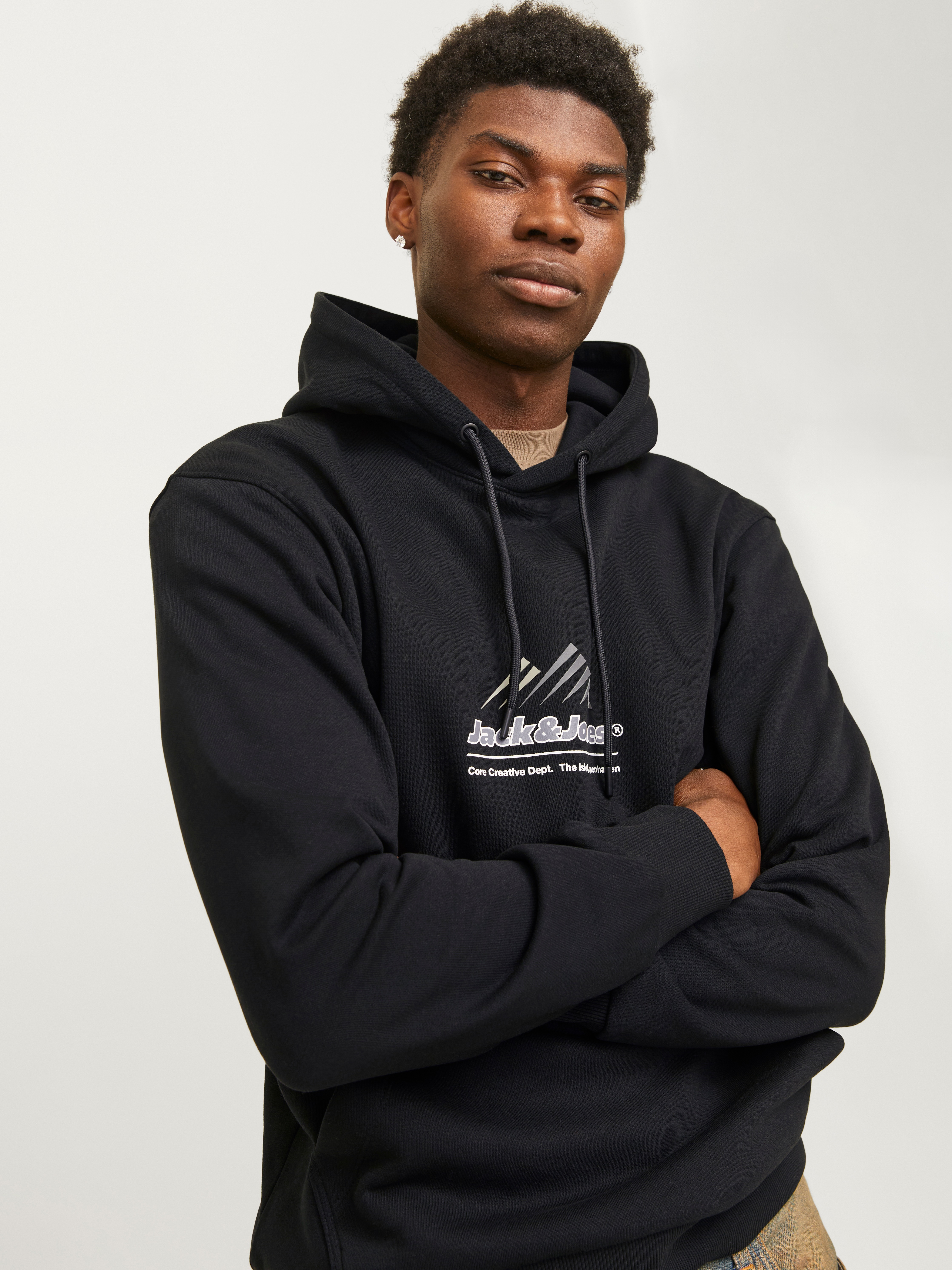 Jack & Jones Kapuzensweatshirt "JCOLIMA LOGO SWEAT HOOD BF" günstig online kaufen