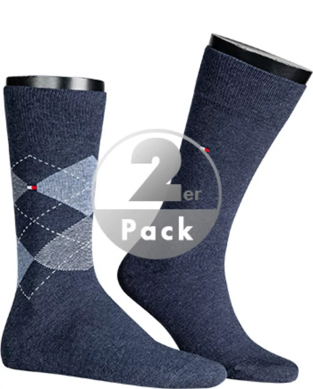 Tommy Hilfiger Check Classic Socken 2 Paare EU 39-42 Jeans günstig online kaufen