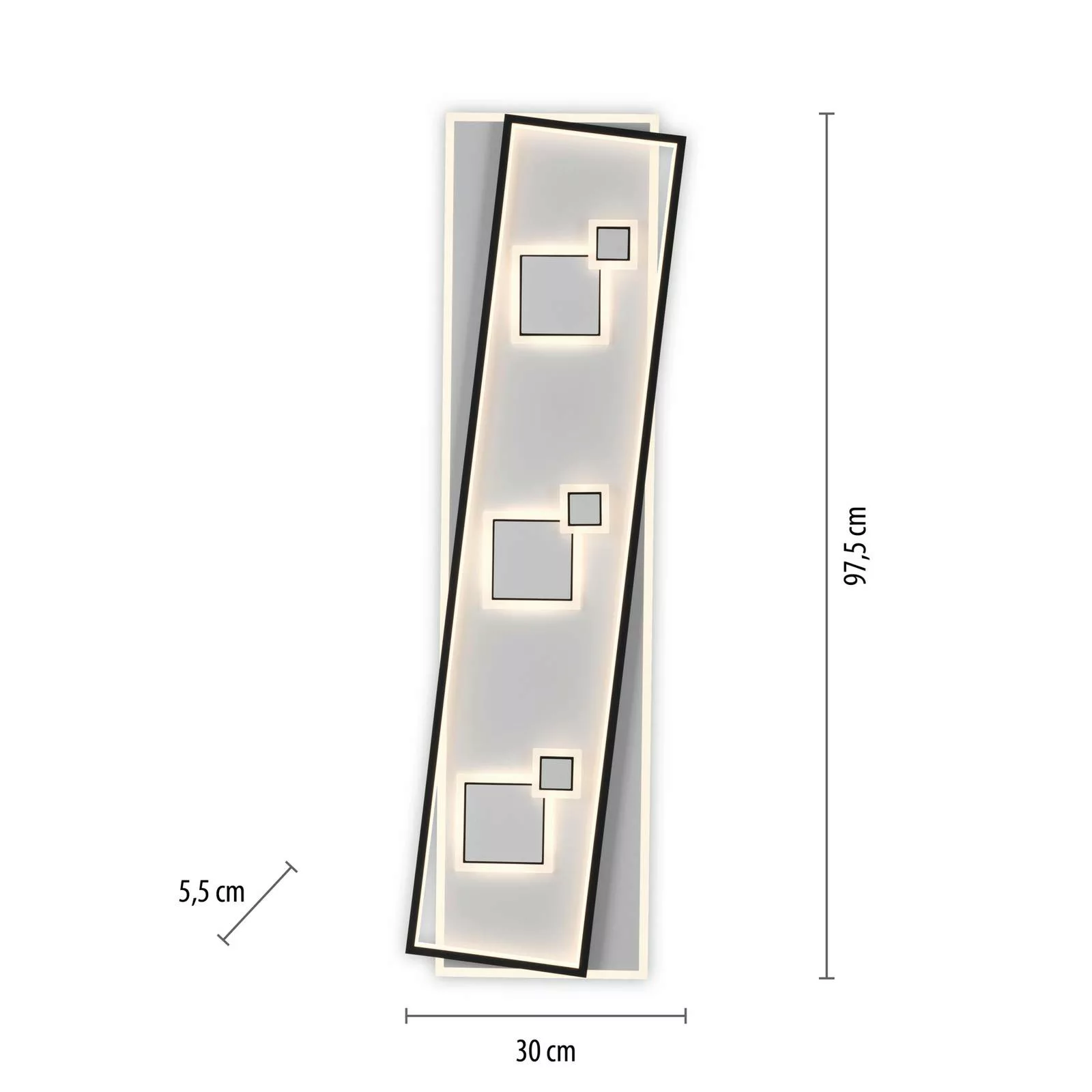 LED-Deckenleuchte Mailak, Länge 97 cm günstig online kaufen