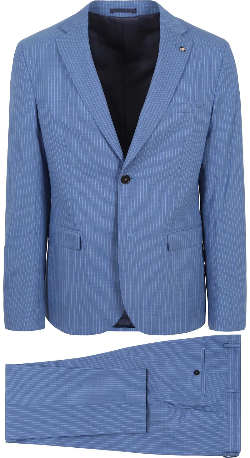 Suitable Strato Ossi Suit Wool Blau - Größe 52 günstig online kaufen