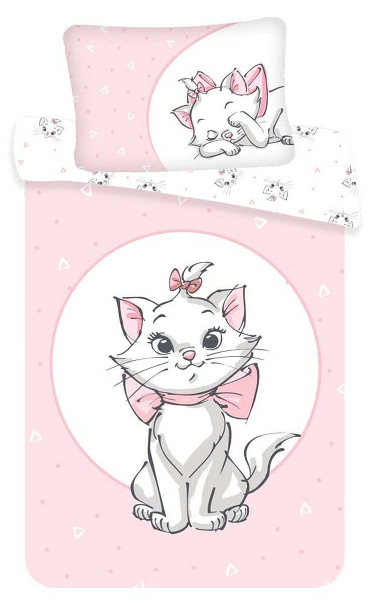 Disney Kinderbettwäsche Disney Marie Aristocats Babybettwäsche günstig online kaufen