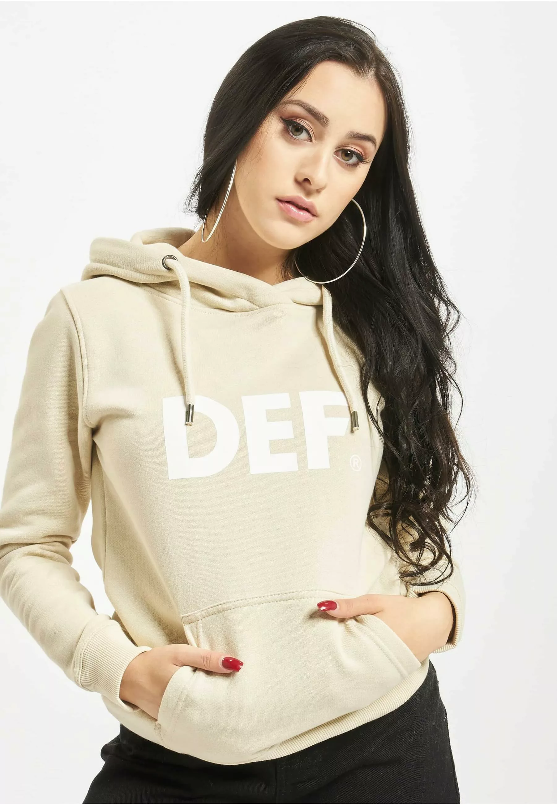 DEF Kapuzenpullover "DEF Damen DEF Hoody Wheat", (1 tlg.) günstig online kaufen