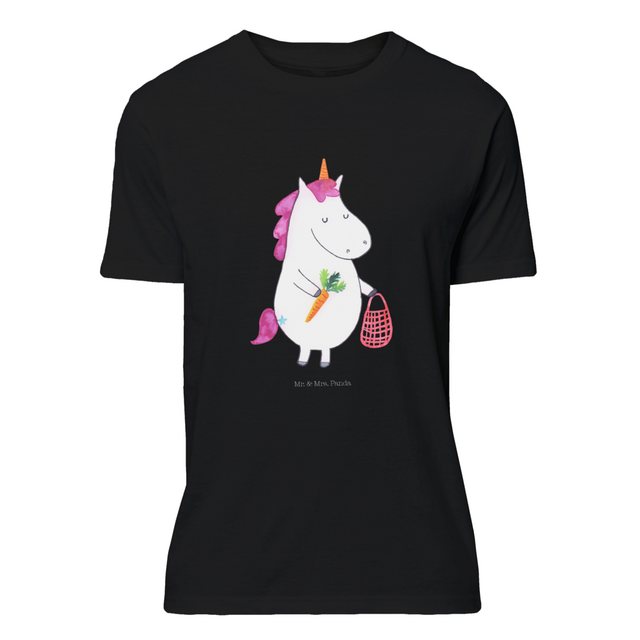 Mr. & Mrs. Panda T-Shirt Einhorn Vegan - Schwarz - Geschenk, Sprüche, Einhö günstig online kaufen