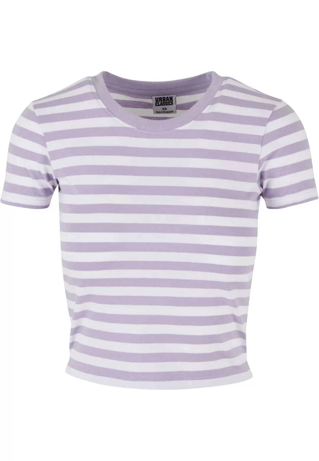 URBAN CLASSICS T-Shirt "Urban Classics Damen Ladies Short Striped Tee" günstig online kaufen